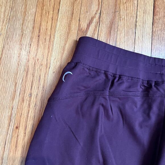 Zyia Pants Womens Small Unwind Jogger Maroin Pockets ** - Picture 5 of 11